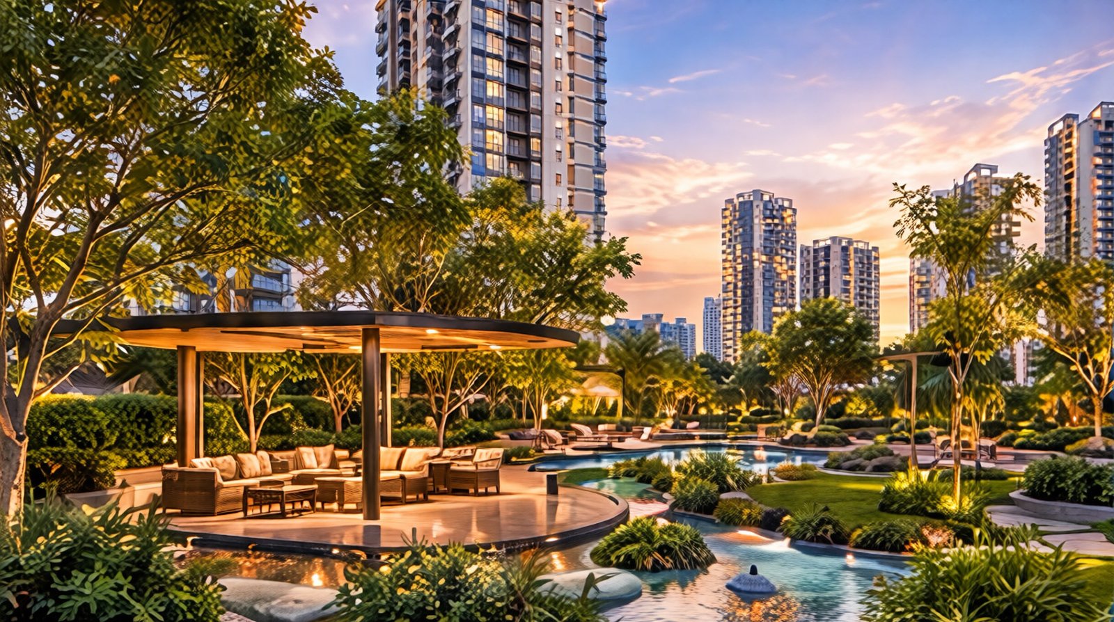 Smartworld 67 landscaped gardens and wellness spaces